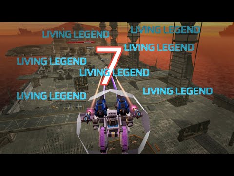 7 LIVING LEGEND with one Hawk vs spider robots new skimish war robots Christmas event