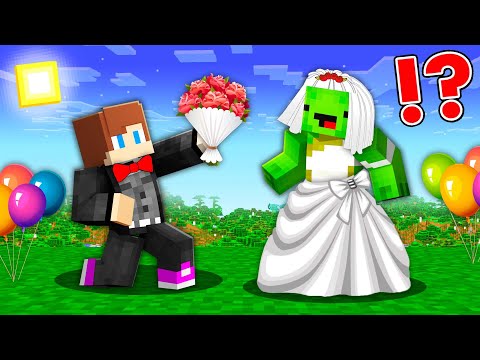 Insane Minecraft Wedding Challenge - Super JJ & Mikey Unite!