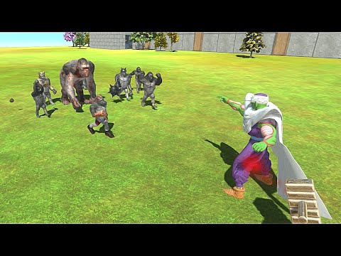 MUTANT PRIMATES VS SUPERHERO - Animal Revolt Battle Simulator