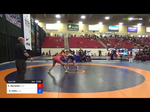 2018 Marine Corps US Open/Senior Women's Freestyle 59 Con 8 #2 - Cara Romeike (DWWC) Vs. Allison P