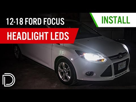 How to Install 2012-2018 Ford Focus Headlight LEDs | Diode Dynamics