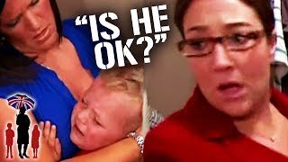 Toddler Falls Down The Stairs  Supernanny