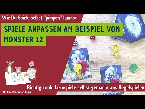 Vom Regelspiel in wenig Schritten zum Lernspiel mit richtig viel Spaß am Beispiel von Monster 12