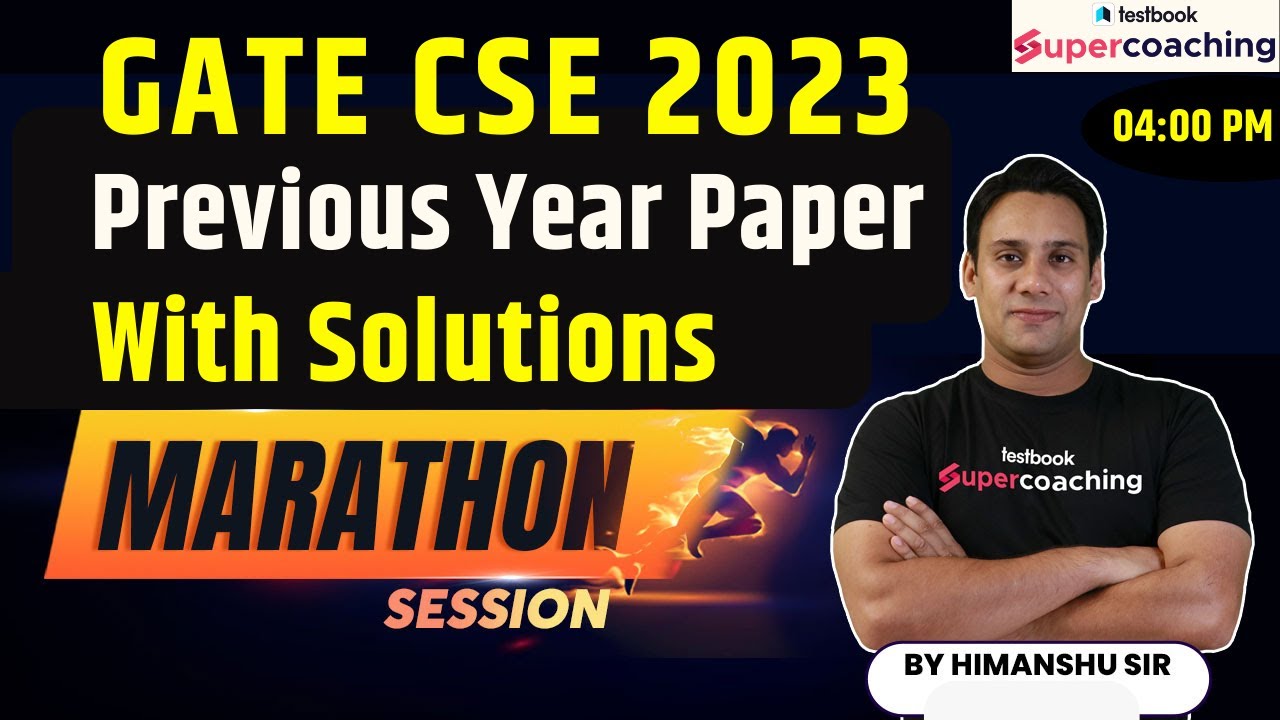 GATE Computer Science Question Papers with Solutions | GATE CSE Previous Papers with Solutions