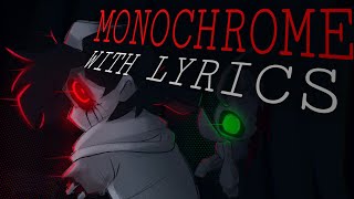Cover art for Another monochrome with lyrics but it's in rhythm plus
