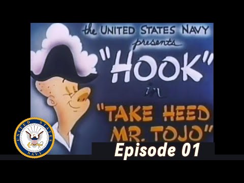 Hook - Take Heed Mr. Tojo - U.S. Navy - 1943 - Chuck Jones - 4K Widescreen 01