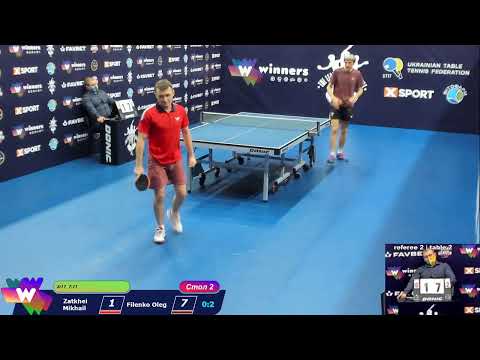 Zatkhei Mikhail - Filenko Oleg The League Of The Best Table Tennis 2 16-30 19.11.2020