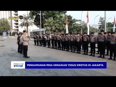 POLRI SIAGA AMANKAN MISA DI KATEDRAL JAKARTA