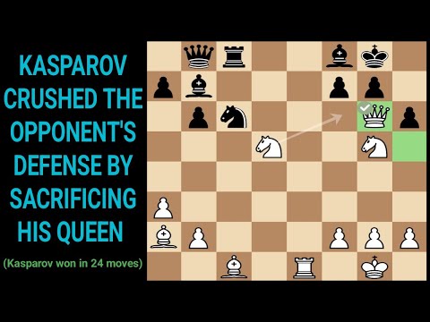Garry kasparov vs Bent larsen 1987 - SWIFT Blitz Tournament. Brussels, Belgium