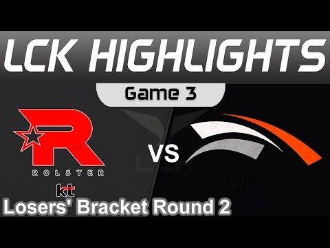 KT vs HLE Highlights Game 3 LCK Summer Losers' Bracket R2 2023 KT Rolster vs Hanwha Life Esports