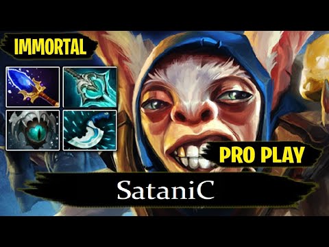 Top 1 rank player "SataniC" playing Meepo.