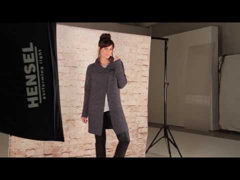 Fischer Wolle - Damenlongjacke "Arbeitsstrumpf" 759082