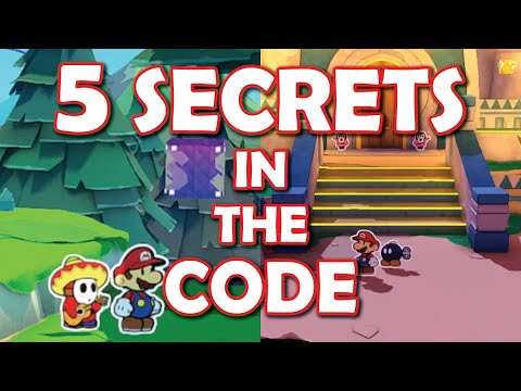 5 Secrets in the Code of Paper Mario: The Origami King (Hidden partners, Bobby, Olivia, Zelda, etc)