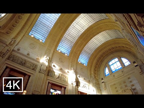Milano Centrale Railway Station, Milan Italy 4K
