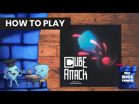 Cube Attack Board Game - How to Play with Stella & Tarrant. A Kickstarter Preview