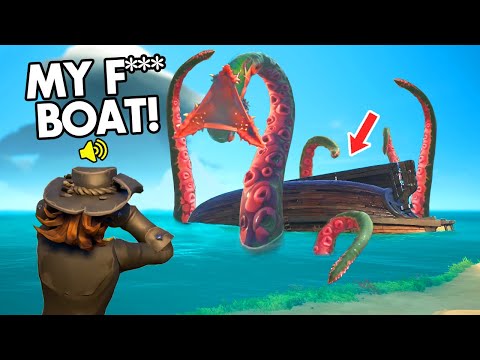 TOP 100 FUNNY MOMENTS IN SEA OF THIEVES #4