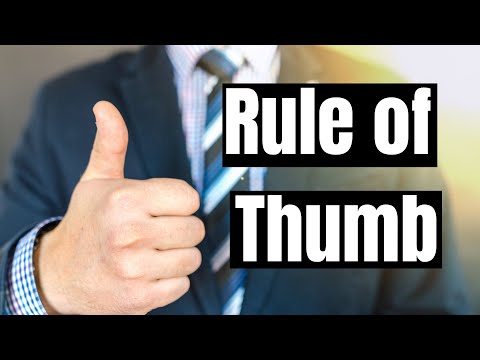 The Meaning and Origin of the Idiom "RULE OF THUMB"