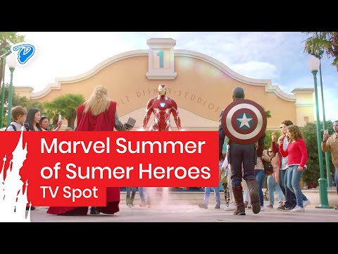 Marvel Summer of Super Heroes at Disneyland Paris - TV Ad Iron Man, Thor, Spider-Man