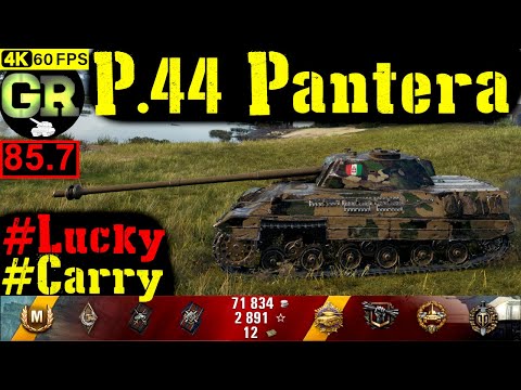 86_World of Tanks P.44 Pantera WoT Replay - 10 Kills 5.7K DMG(Patch 1.4.0)