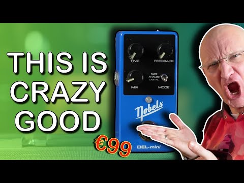 Nobels Del-mini Mini Delay Guitar Effects Pedal 2024 - Blue In Stock !!!! image 8