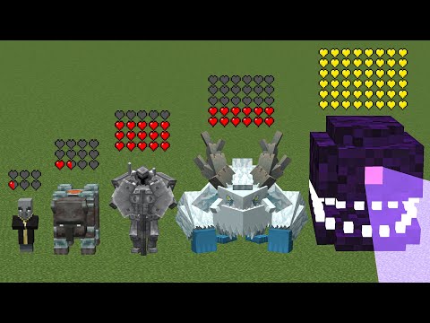 All of your ALL BOSSES and Wither Storm minecraft question in 9.00 minutes...