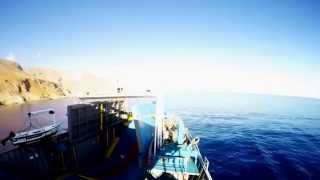 preview picture of video 'Timelapse Samaria Gorge Ferry from Agia Roumeli to Hora Sfakion via Loutro 2014 HD'