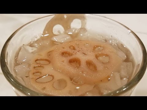C/w Nana: Lotus Root Sweet Drink (ນໍ້າຮາກດອກບົວ == Nahm Hahk Dok Boua)