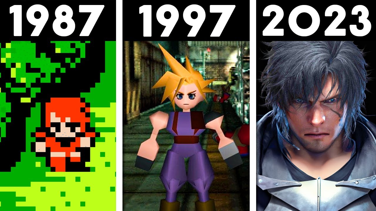 EVOLUÇÃO INCRÍVEL DO FINAL FANTASY