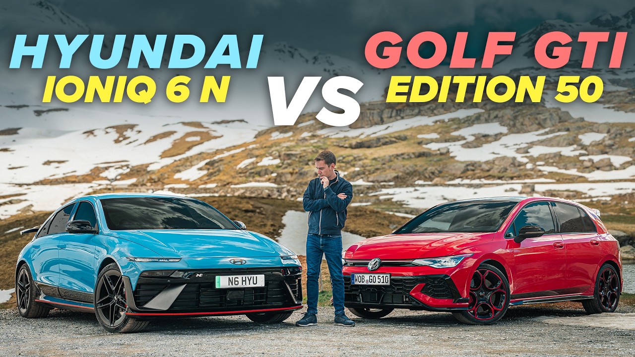 VW Golf GTI Edition 50 vs Hyundai Ioniq 6 N | Analogue vs digital