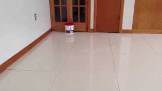 preview picture of video 'White Polished Porcelain Tile 24x24 size. Home in Oberlin Ohio.'