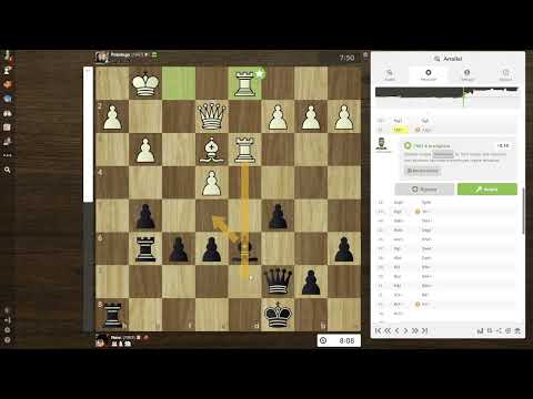 La mia scalata verso i 2000 chess.com, 38 partita