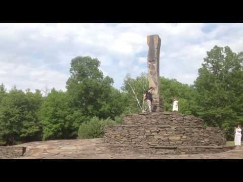Opus 40 Large Environmental Earthwork Bluestone Sculpture in Upstate New York