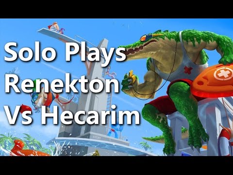 Renekton Vs Hecarim Top Lane Commentary