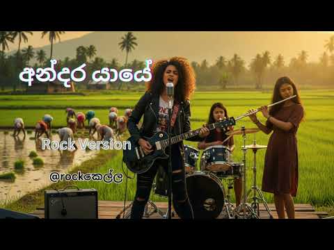 Andara Yaye අන්දර යායේ Rock Version @Rockකෙල්ල-d3k #rock #metal #cover #song