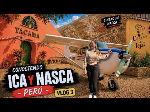 Explorando Ica y Nazca 🇵🇪✨ | Hacienda Tacama 🍇 y Casa de las Tejas 🍬 | Vlog 3 en Perú 🌴🏜️