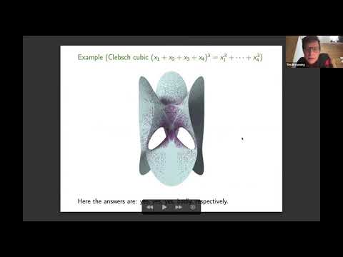 Poor bounds for a rich problem by Tim Browning