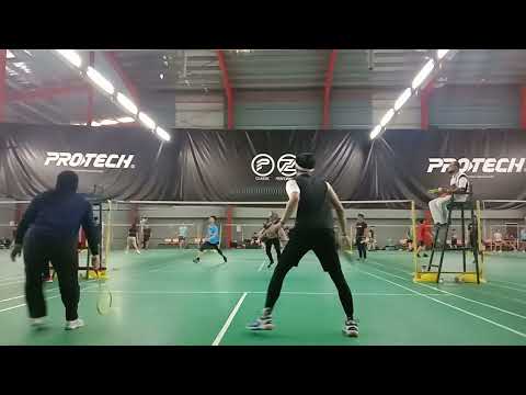 Badminton Mix A Tago Tournament - Bilal / FarahLia Vs Aizat / Katty