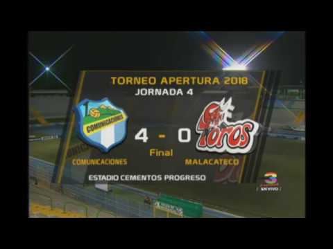 Comunicaciones golea 4 a 0 a Malacateco