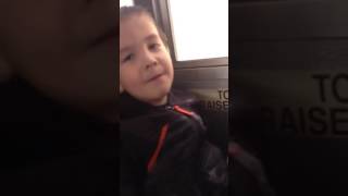 6 year old starting to sing deep throat