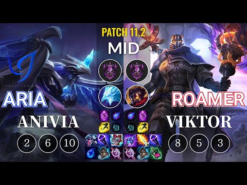CGA Aria Anivia vs Roamer Viktor Mid - KR Patch 11.2
