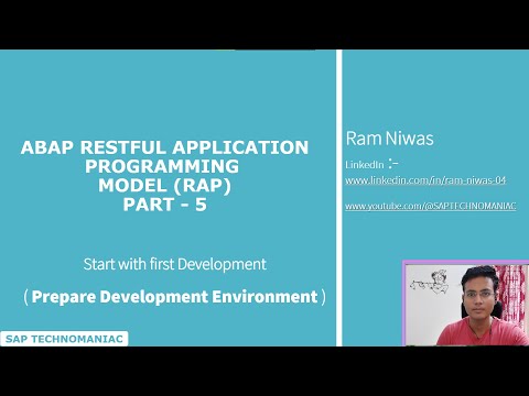 Prepare Development environment in BTP for ABAP RAP Part  5