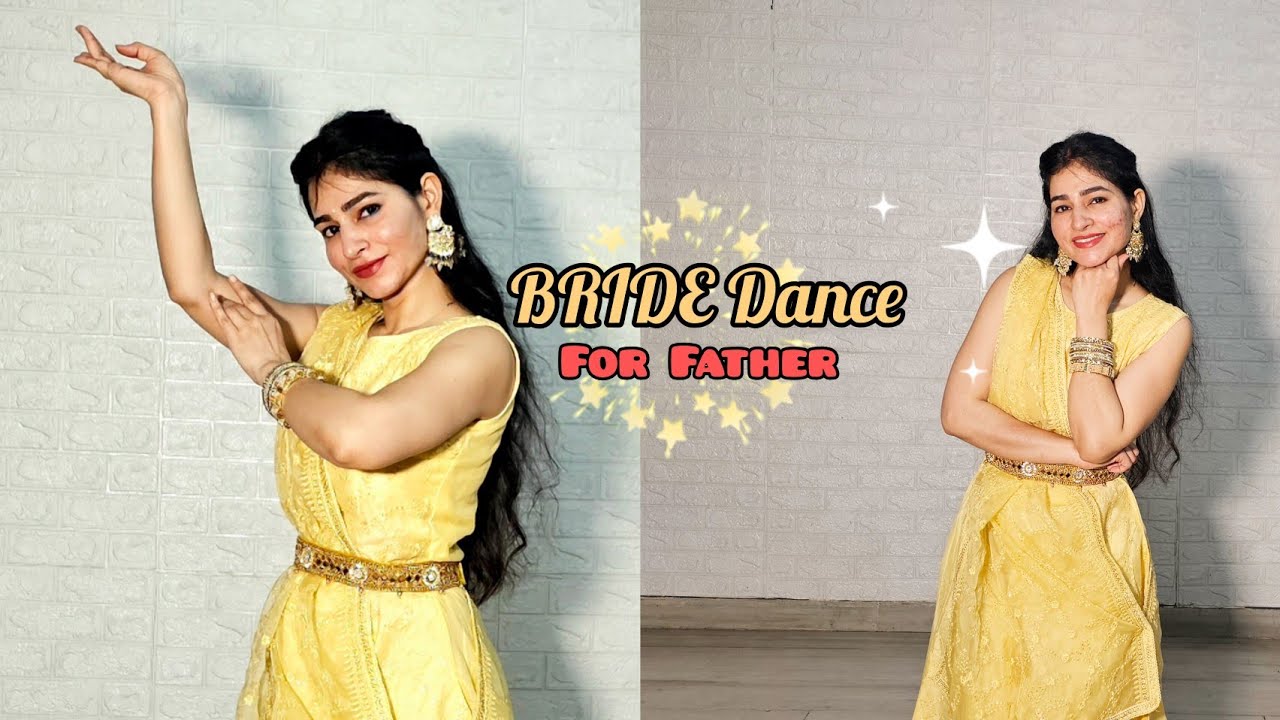 Bride Dance Dedication to her Father ❤️ Easy Dance Steps for Bride for sangeet |Vartika Saini Choreo