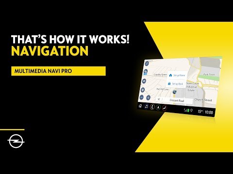Multimedia Navi Pro - Insignia | Navigation | That's How It Works! | Opel Infotainment