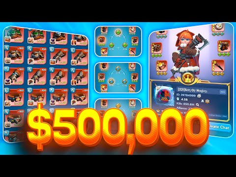 $500,000 Whale Account Showcase + 100K Frost Star Giveaway!  | Whiteout Survival