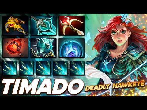 Timado Windranger Deadly Hawkeye - Dota 2 Pro Gameplay [Watch & Learn]