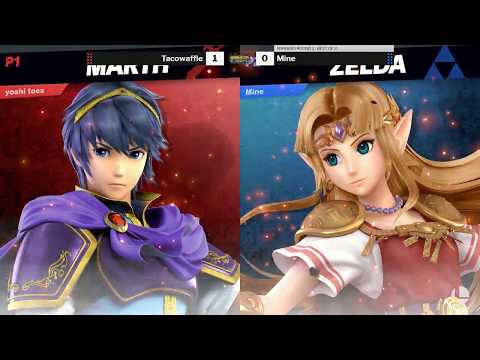 Game On Expo 2019 Friday SSBU WR2 - TacoWaffle (Marth/Yoshi) vs Mine (Zelda)