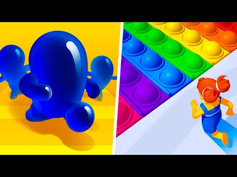 Play High Score in Join Blob Clash 3D, Pop It Run  - Blob Mobile Games Walkthrough