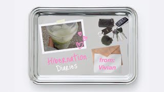 the hibernation diaries: skincare routines, planning my day, and making matcha 