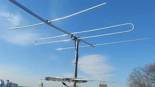 My New 4 Element FM Outdoor Directional Yagi Antenna on my rooftop for upcoming FM DX season 2026.