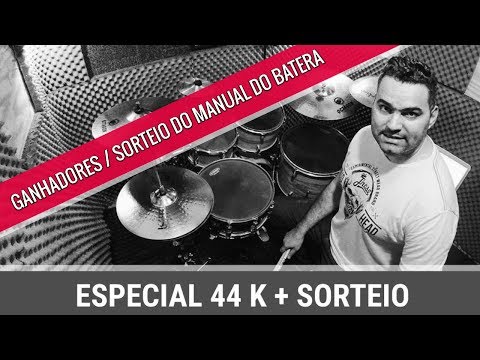 GANHADORES DO SORTEIO DO MANUAL DO BATERA